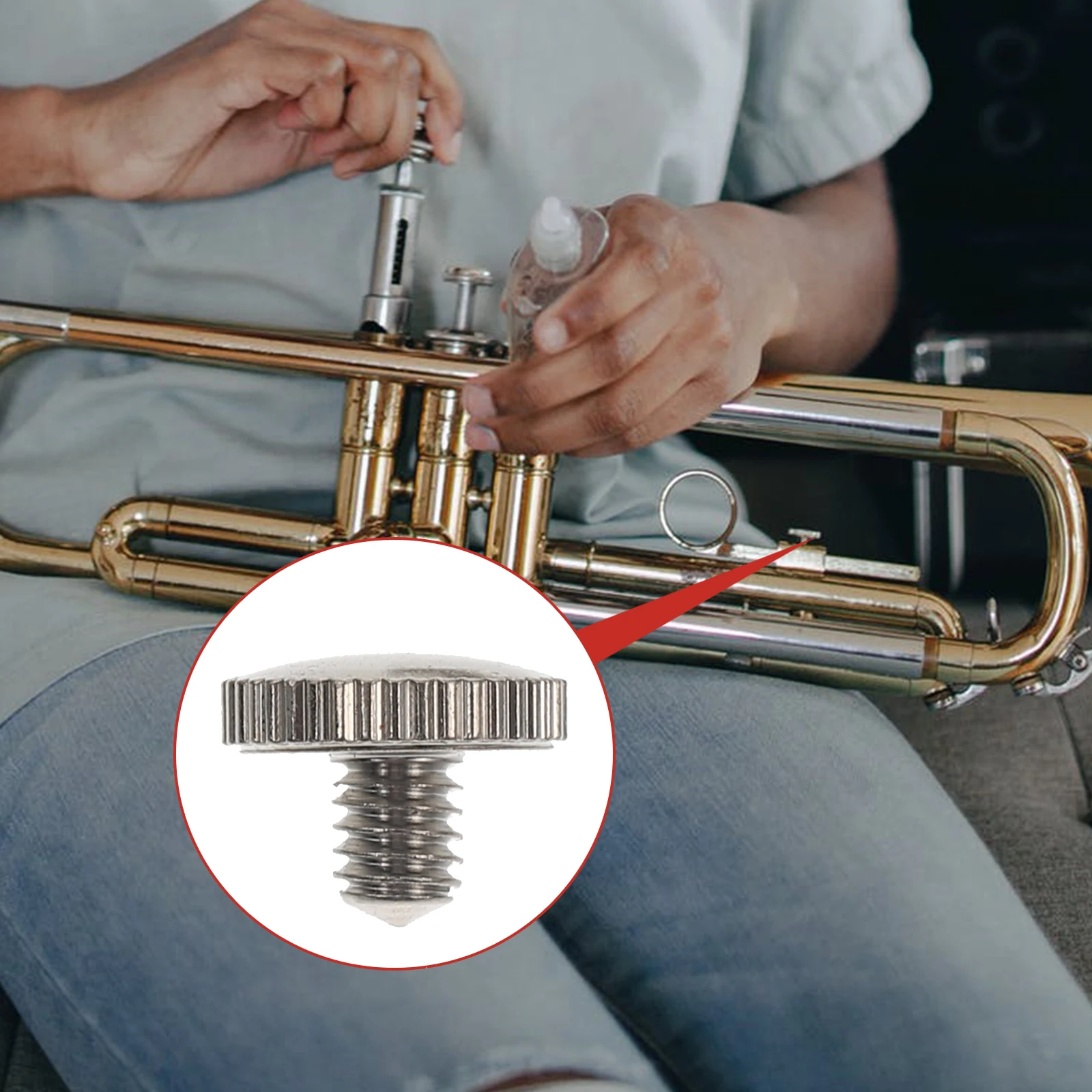 5 Pcs Trumpet Screws Durable Replacement Ring-pull Musical Instrument Parts Small Size Easy Installation High-Quality Material
5 Pcs Trumpet Screws Durable Replacement Ring-pull Musical Instrument Parts Small Size Easy Installation High-Quality Material