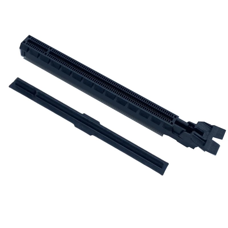 Slot 164Pin vertical 180-degree PCIE4.0 full patch SMT display card slot X16 Gen4.0
Slot 164Pin vertical 180-degree PCIE4.0 full patch SMT display card slot X16 Gen4.0