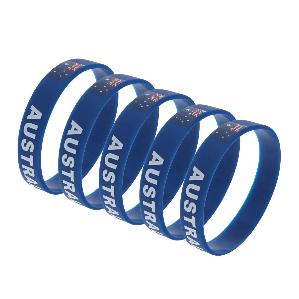 5pcs Silicone Wristband Man Football Australia Durable Size Fits Most Races Matches Bracelet
5pcs Silicone Wristband Man Football Australia Durable Size Fits Most Races Matches Bracelet