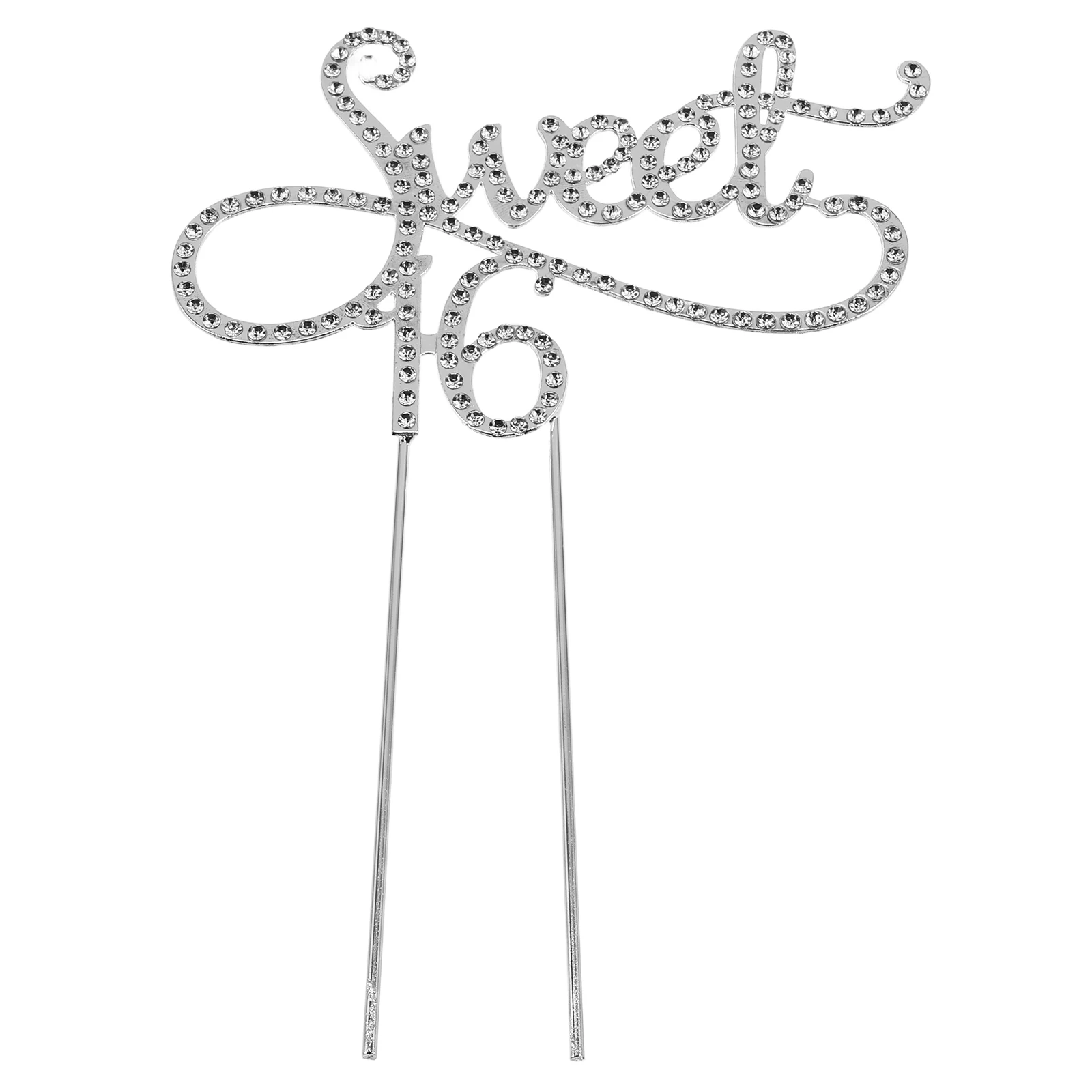 16 Birthday Cake Topper Rhinestone Silver Decorations Alloy Reusable Party Dessert Anniversary Celebrations
16 Birthday Cake Topper Rhinestone Silver Decorations Alloy Reusable Party Dessert Anniversary Celebrations