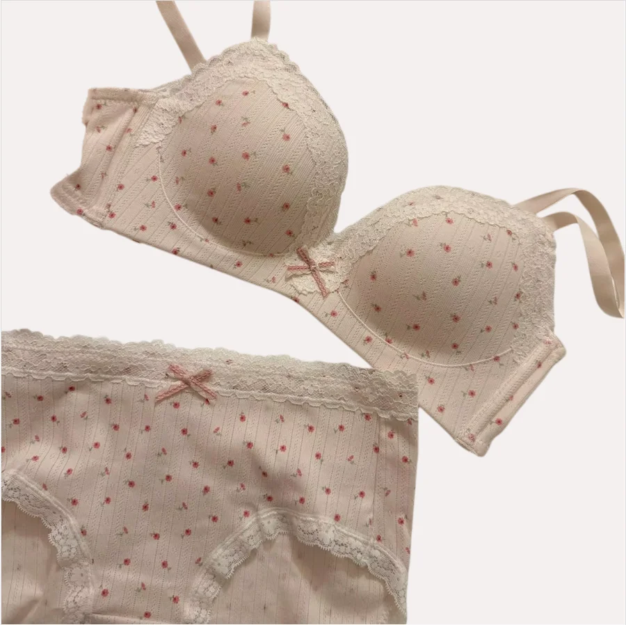 kuclut Sexy Lace Floral Bra Set Comfortable Non-steel Ring Beauty Back Small Breasts Gathered up Support Anti-Sagging Bra Set
kuclut Sexy Lace Floral Bra Set Comfortable Non-steel Ring Beauty Back Small Breasts Gathered up Support Anti-Sagging Bra Set