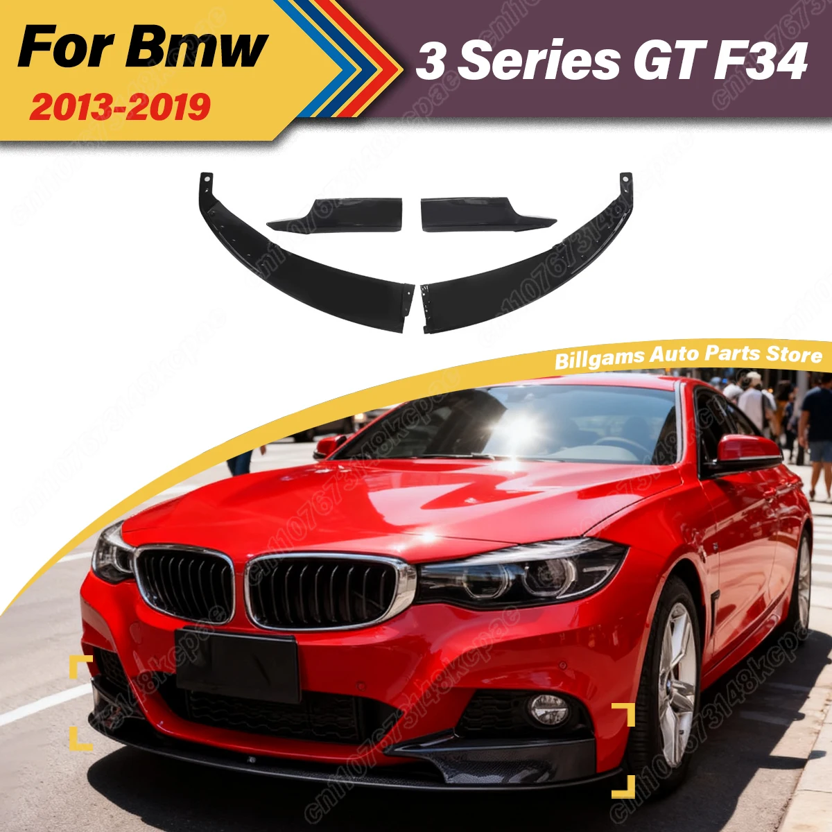 For BMW 3 Series GT F34 2013 2014 2015 2016 2017 2018 2019 Automobile Front Bumper Spoiler Board Splitter Lip Decoration Kit
For BMW 3 Series GT F34 2013 2014 2015 2016 2017 2018 2019 Automobile Front Bumper Spoiler Board Splitter Lip Decoration Kit