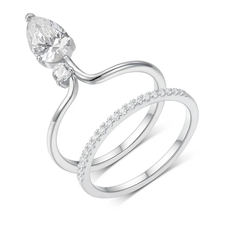 ZFSILVER, серебро 925, модный дизайн, роскошный цвет D, муассанит, капля воды, двойное кольцо, подвески, женские ювелирные изделия для свадебной вечеринки, подарок MR0154
ZFSILVER, серебро 925, модный дизайн, роскошный цвет D, муассанит, капля воды, двойное кольцо, подвески, женские ювелирные изделия для свадебной вечеринки, подарок MR0154