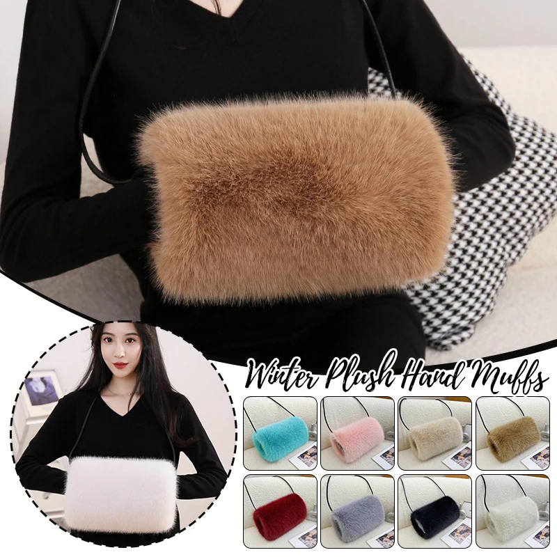 Women Winter Fluffy Muff Imitation Faux Fox Fur Hand Warmer Soft Thicken Gloves Plush Hand Muff Soft Plush Mitten Arm Sleeve
Women Winter Fluffy Muff Imitation Faux Fox Fur Hand Warmer Soft Thicken Gloves Plush Hand Muff Soft Plush Mitten Arm Sleeve