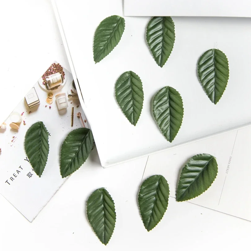 200Pcs Silk Roses Green Leaf Wedding Scrapbooking Decoration Diy Handmade Flowers Arrangement Accessories Artificial Plants
200Pcs Silk Roses Green Leaf Wedding Scrapbooking Decoration Diy Handmade Flowers Arrangement Accessories Artificial Plants