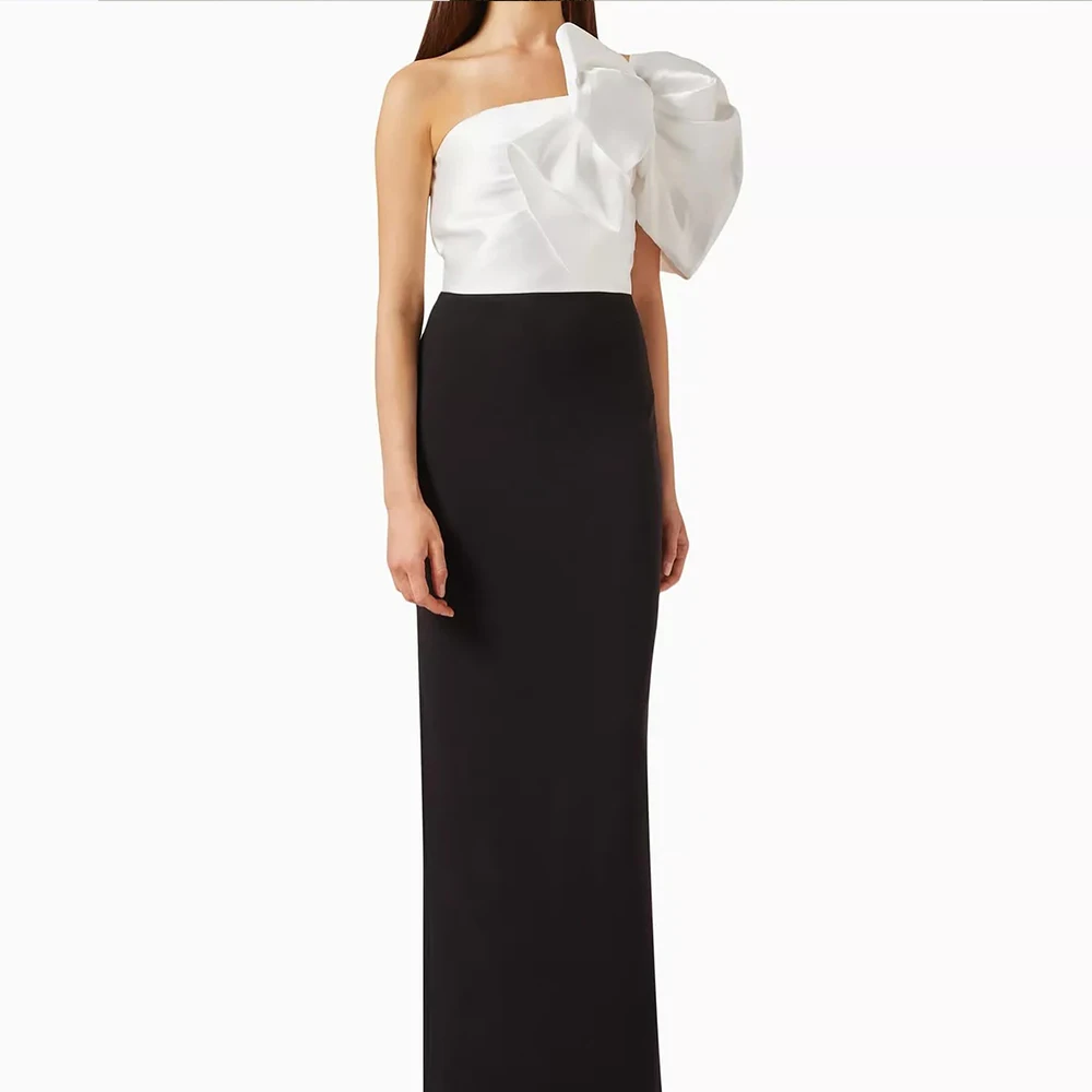 Customized Temperament One Shoulder Jersey Evening Dresses Modern Strapless Short Sleeves Straight Floor Length Celebrity Gowns
Customized Temperament One Shoulder Jersey Evening Dresses Modern Strapless Short Sleeves Straight Floor Length Celebrity Gowns