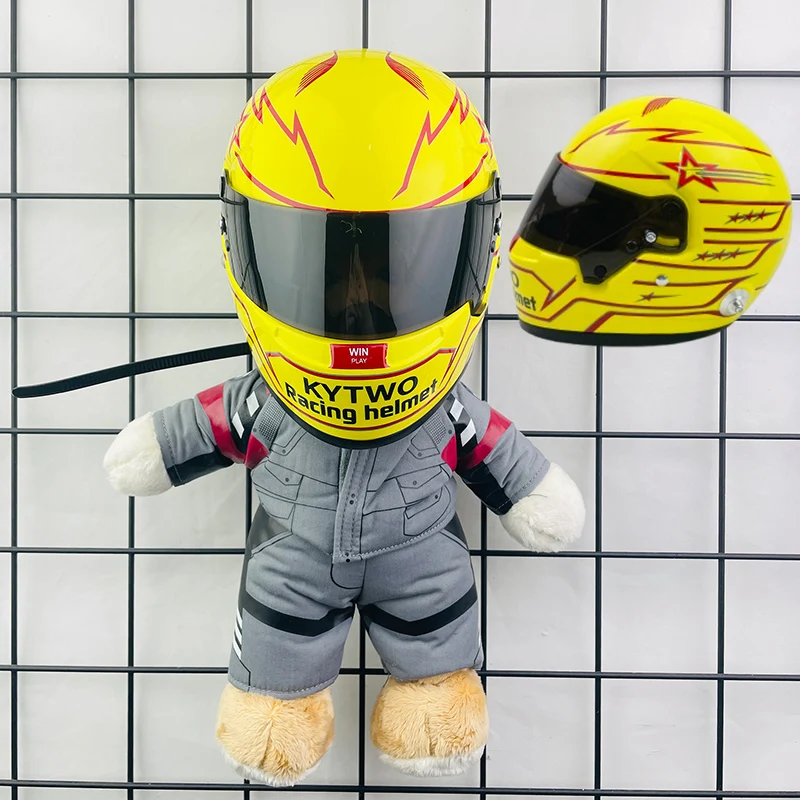 Motorcycle bear helmet set cycling decoration trunk pendant mini toy pendant home ornament doll
Motorcycle bear helmet set cycling decoration trunk pendant mini toy pendant home ornament doll
