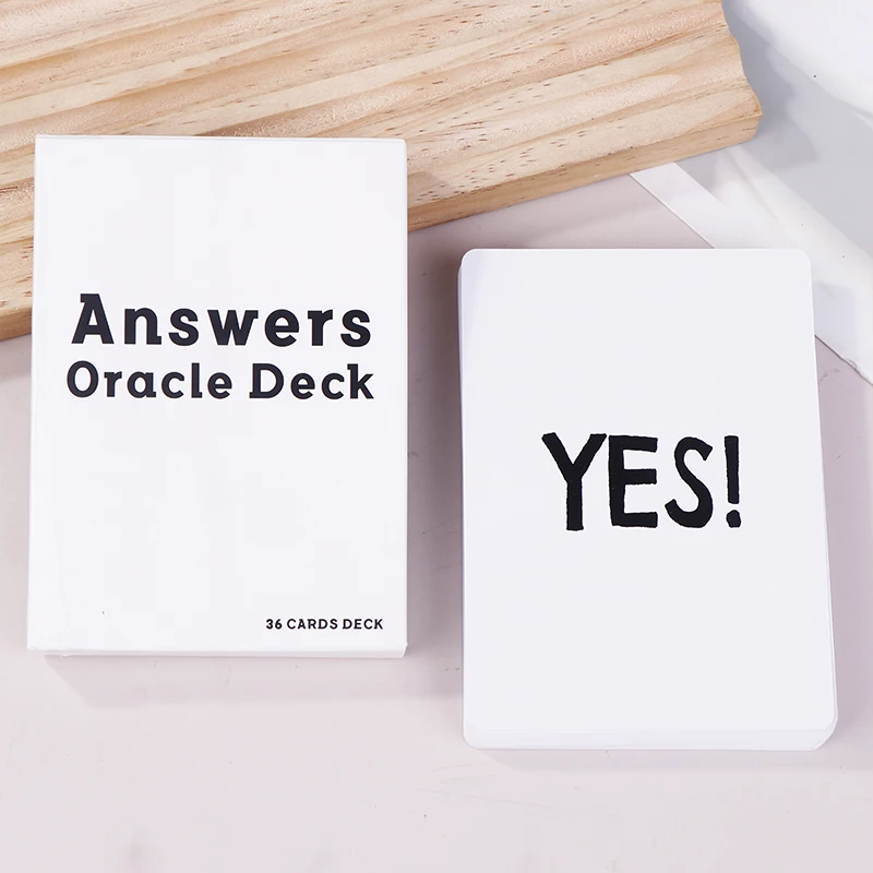 Колода Answers Oracle, 36 карточек, сообщение, ключевые слова и изобретение, семейный сбор, колода для гадания, Таро, английская версия, игровые карты
Колода Answers Oracle, 36 карточек, сообщение, ключевые слова и изобретение, семейный сбор, колода для гадания, Таро, английская версия, игровые карты