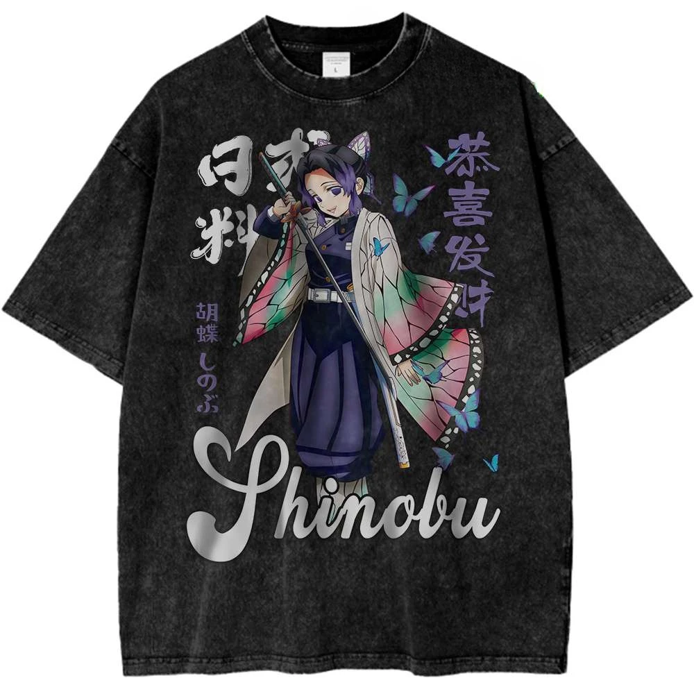 Kocho Shinobu Demon Slayer винтажная футболка с рисунком аниме, мужская футболка 2026, летняя модная уличная одежда больших размеров в стиле Харадзюку Y2K
Kocho Shinobu Demon Slayer винтажная футболка с рисунком аниме, мужская футболка 2026, летняя модная уличная одежда больших размеров в стиле Харадзюку Y2K