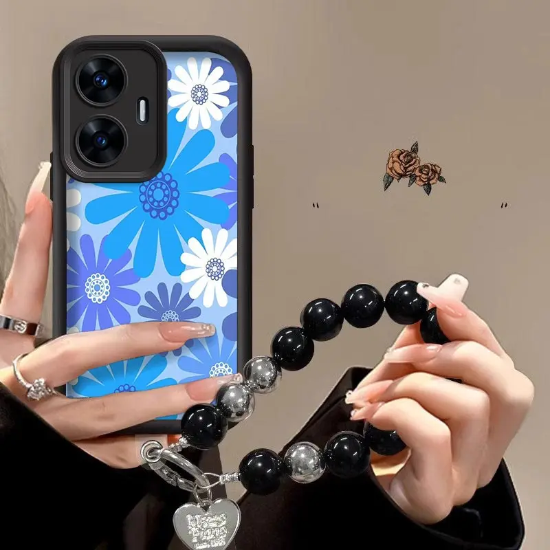 C55 Чехол-браслет с голубыми цветами и небесным глазом для Realme C55 C53 (india) C15 C25 C11 C12 Note50 Narzo N55 N63 N53 70X Cover
C55 Чехол-браслет с голубыми цветами и небесным глазом для Realme C55 C53 (india) C15 C25 C11 C12 Note50 Narzo N55 N63 N53 70X Cover