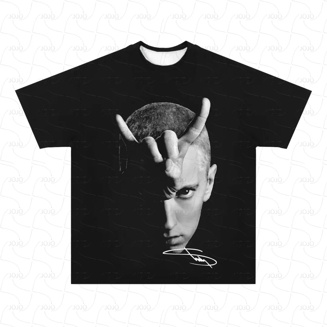 Rap God Eminem Retro Graphic Couple T-Shirt Men's Hip Hop Clothing Y2k Unisex Fashion Oversize AJAX Gangster Top for Rappers
Rap God Eminem Retro Graphic Couple T-Shirt Men's Hip Hop Clothing Y2k Unisex Fashion Oversize AJAX Gangster Top for Rappers