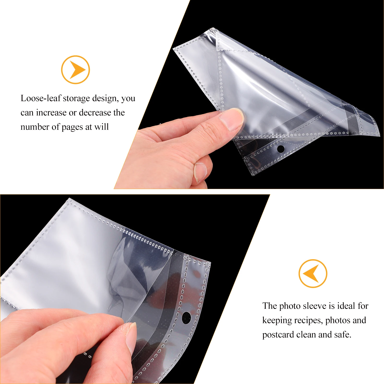 20 Pcs Album Page Plastic Photo Sleeves Supplementary Accessory Pages Pockets Office Binder Inserts
20 Pcs Album Page Plastic Photo Sleeves Supplementary Accessory Pages Pockets Office Binder Inserts