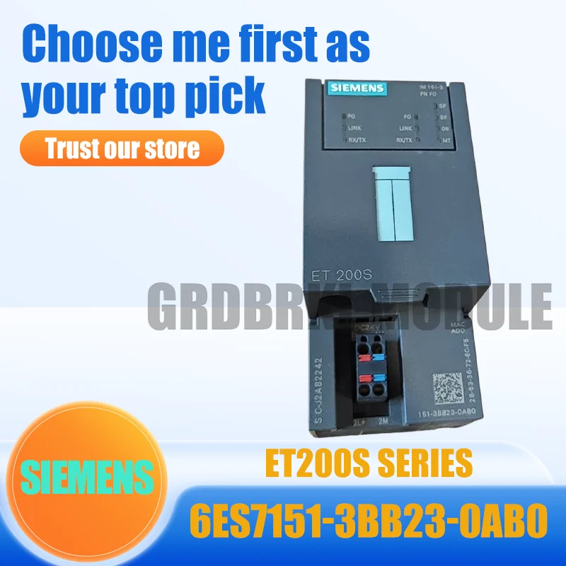 Brand New Original SIEMENS 6ES7151-3BB23-0AB0 SIMATIC ET200S IM151-3 PN Interface Module
Brand New Original SIEMENS 6ES7151-3BB23-0AB0 SIMATIC ET200S IM151-3 PN Interface Module