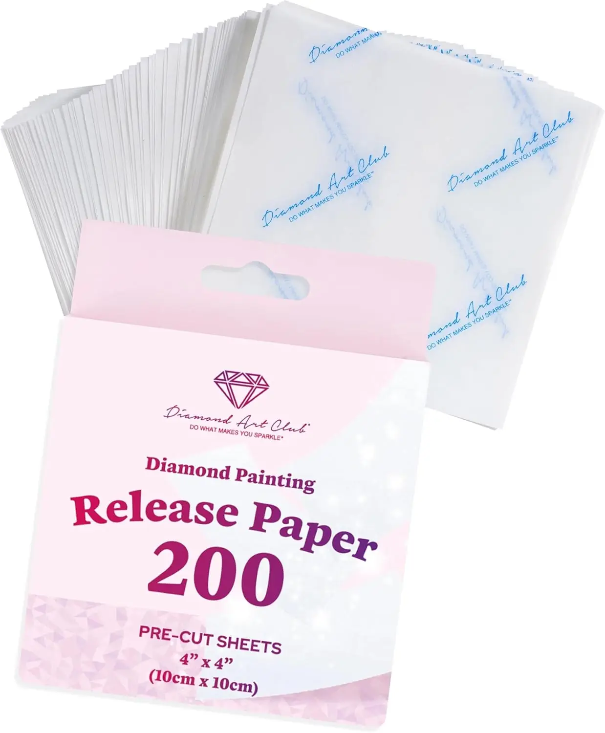 Diamond Painting Release Paper Pack 200-Piece Precut 4x4 Inch Squares for Canvas Protection
Diamond Painting Release Paper Pack 200-Piece Precut 4x4 Inch Squares for Canvas Protection