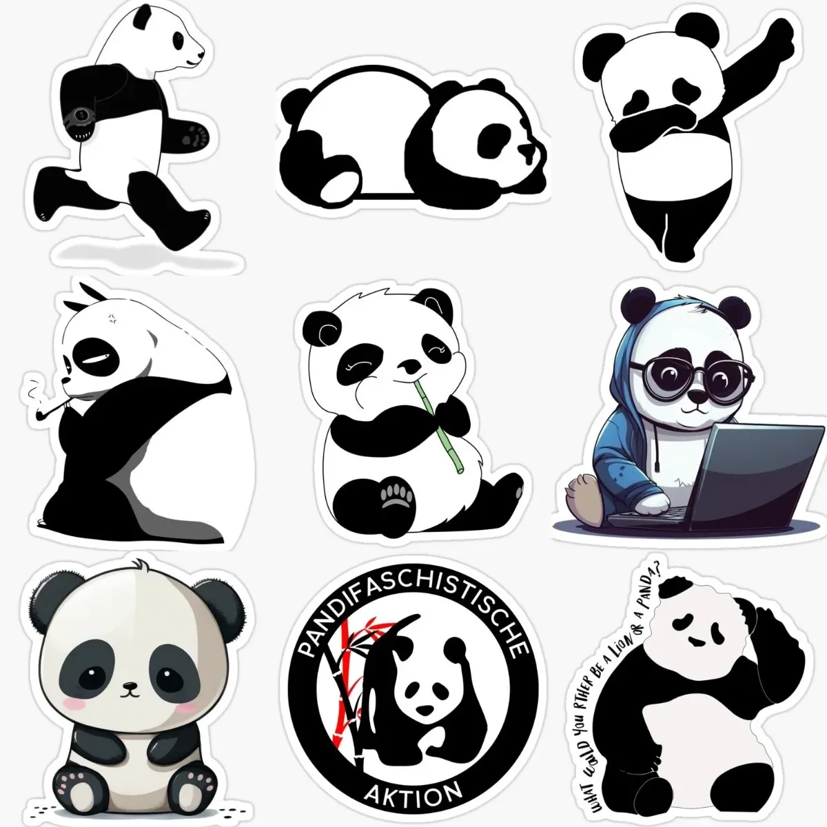 Creative Cute Panda PVC Material Stickers Accessories for Decorate Car Table Fridge Window Wall Helmet Camper Bumper Decal
Creative Cute Panda PVC Material Stickers Accessories for Decorate Car Table Fridge Window Wall Helmet Camper Bumper Decal