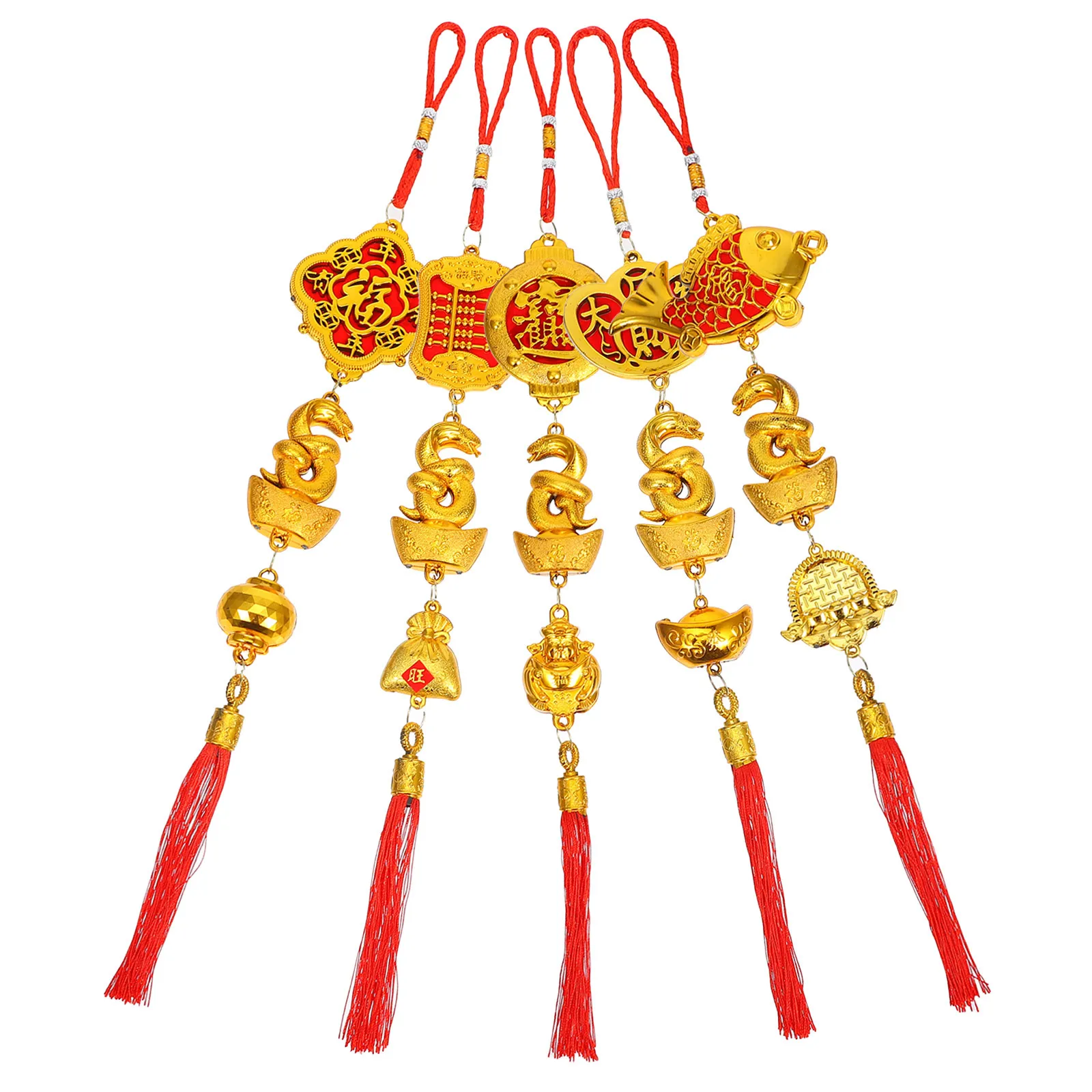 5Pcs Chinese New Year Pendant Snake Symbol Decoration for New Year Party Home Store Car Hanging Ornament Spring Festival
5Pcs Chinese New Year Pendant Snake Symbol Decoration for New Year Party Home Store Car Hanging Ornament Spring Festival