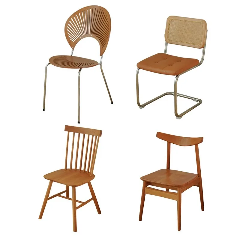 Wabi Silent Wind Chair Solid Wood Rattan Dining Chair Medieval Household Simple Backrest Shell Chair
Wabi Silent Wind Chair Solid Wood Rattan Dining Chair Medieval Household Simple Backrest Shell Chair