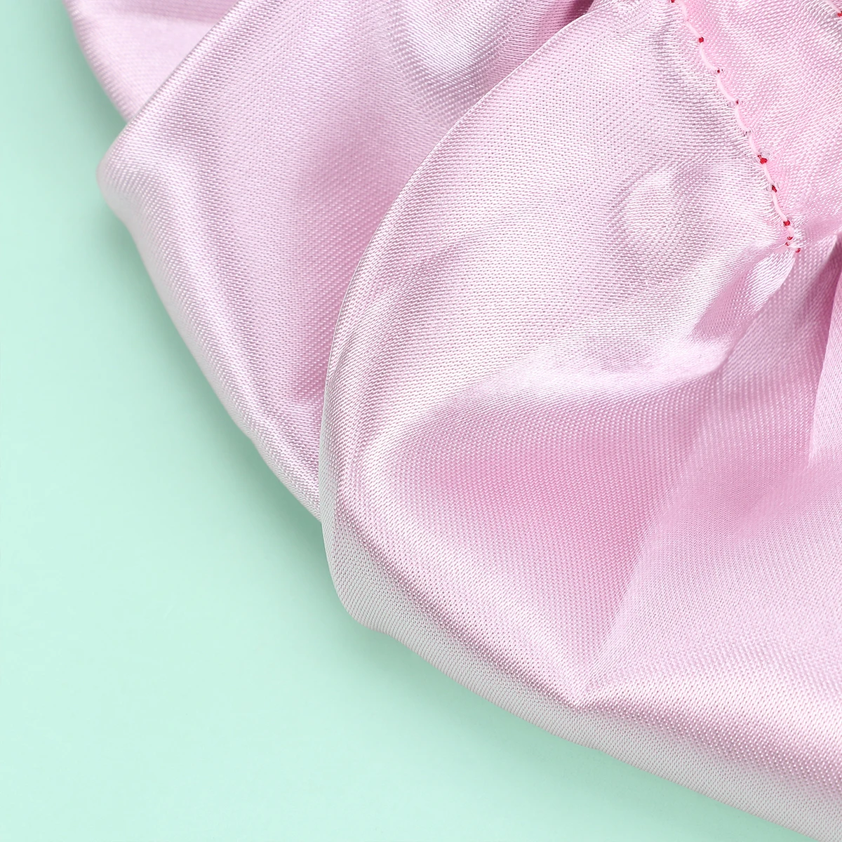 Kids Elastic Soft Comfortable Hair Elastic For Kids Satin Protection For Home Bathing Cap Sleep Bathe (Pink)
Kids Elastic Soft Comfortable Hair Elastic For Kids Satin Protection For Home Bathing Cap Sleep Bathe (Pink)