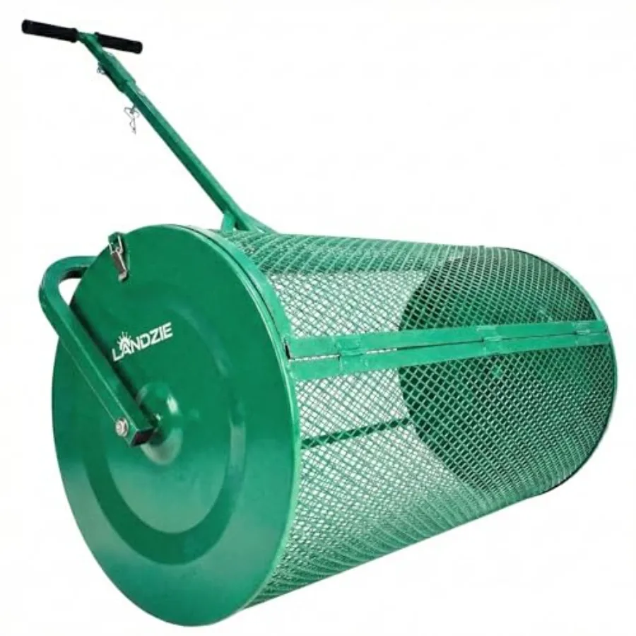 Lawn Garden Spreaders - 36 Inch Heavy Duty Metal Mesh Basket Push/Tow Spreader - Compost Peat Moss Top Soil Mulch - Durable Lig
Lawn Garden Spreaders - 36 Inch Heavy Duty Metal Mesh Basket Push/Tow Spreader - Compost Peat Moss Top Soil Mulch - Durable Lig