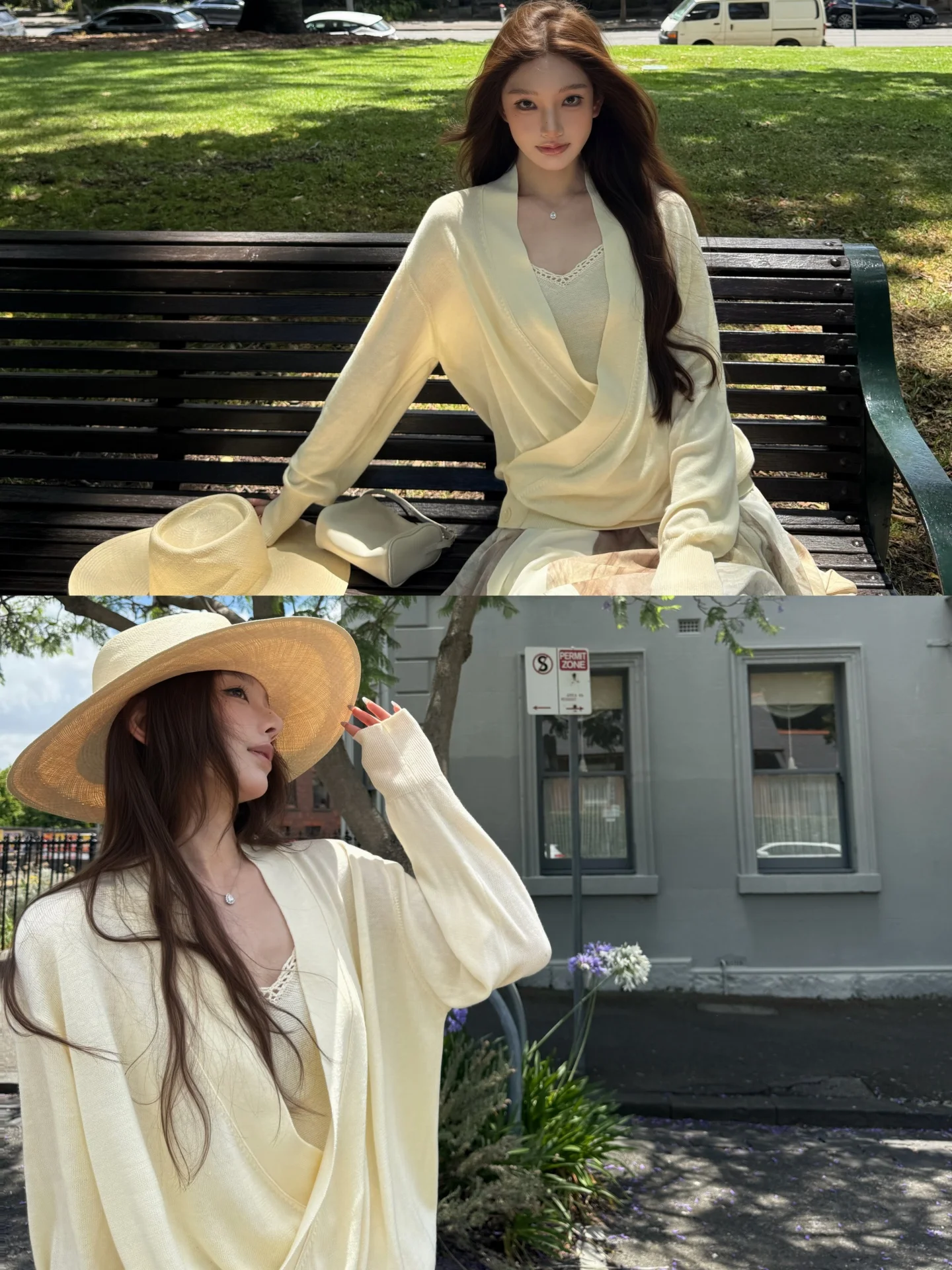 Yangzifan Lemaire Women's Camere Blend Thin Knitted Cardigan Strap Two-Piece Set Spring Summer Top Casual Loose Fit Long Sl...
Yangzifan Lemaire Women's Camere Blend Thin Knitted Cardigan Strap Two-Piece Set Spring Summer Top Casual Loose Fit Long Sl...