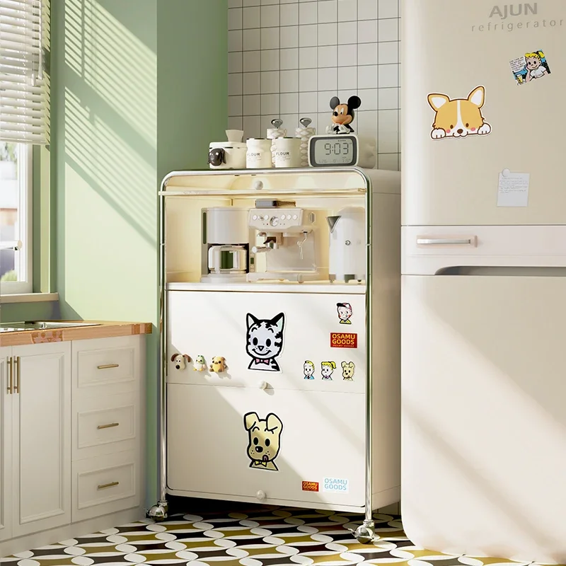 Kitchen Floor Multi-functional Storage Cabinet Multi-layer Dining Side Cabinet Against The Wall Integrated Microwave Cabinet
Kitchen Floor Multi-functional Storage Cabinet Multi-layer Dining Side Cabinet Against The Wall Integrated Microwave Cabinet