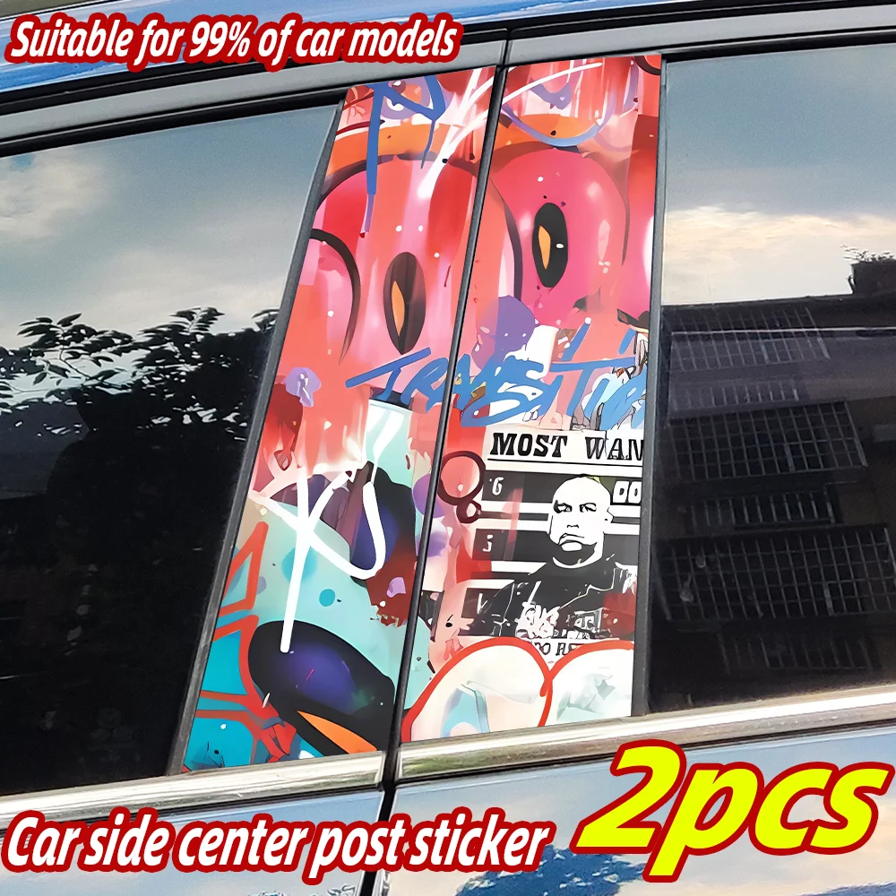 Funny Graffiti Car Stickers Auto B-pillar Waterproof Sunscreen Vinyl Decals Auto Center Column Cover Scratches Decor Accessories
Funny Graffiti Car Stickers Auto B-pillar Waterproof Sunscreen Vinyl Decals Auto Center Column Cover Scratches Decor Accessories