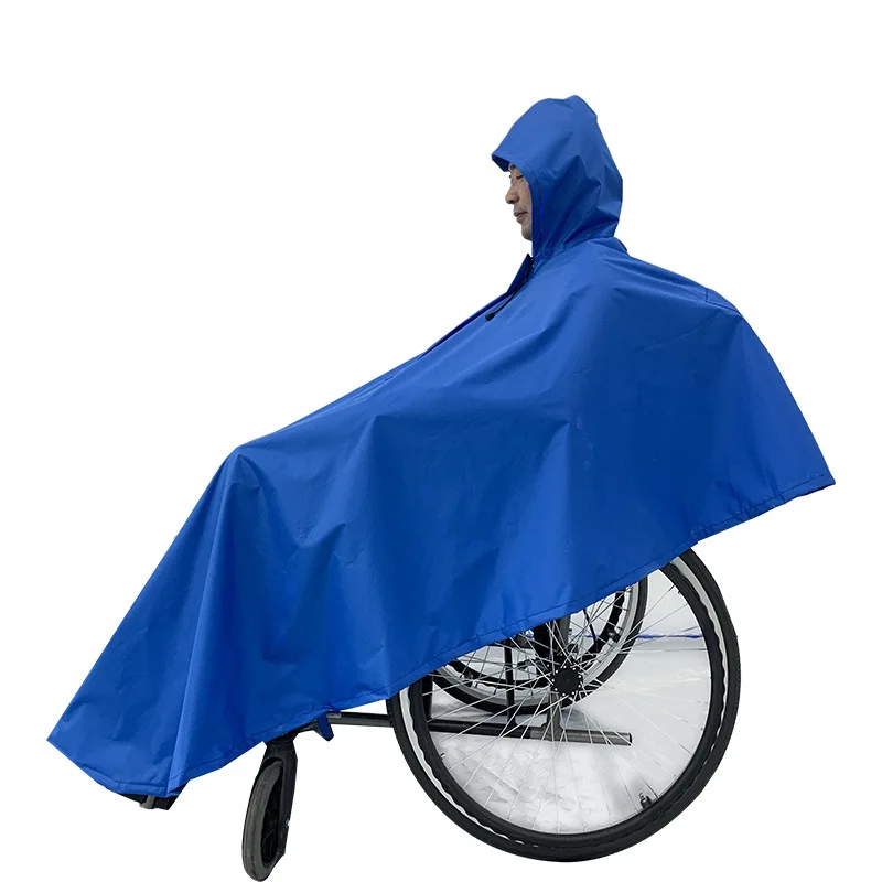 Wheelchair Raincoat Thicken and Lengthen Polyester Waterproof Safety Reflective Cape Poncho
Wheelchair Raincoat Thicken and Lengthen Polyester Waterproof Safety Reflective Cape Poncho