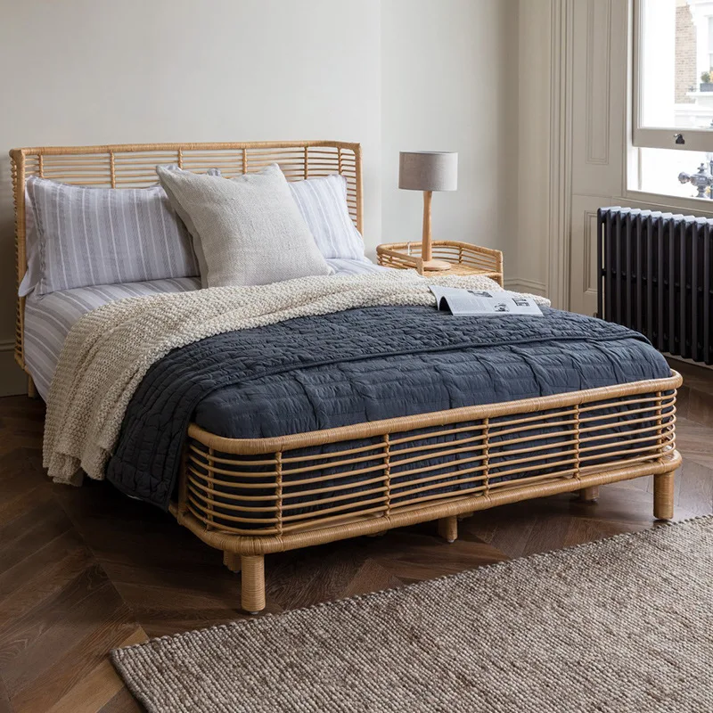 Nordic rattan art 1.8 meters human bed B & B creative bed simple ins style rattan 1.5 meters full rattan bed
Nordic rattan art 1.8 meters human bed B & B creative bed simple ins style rattan 1.5 meters full rattan bed