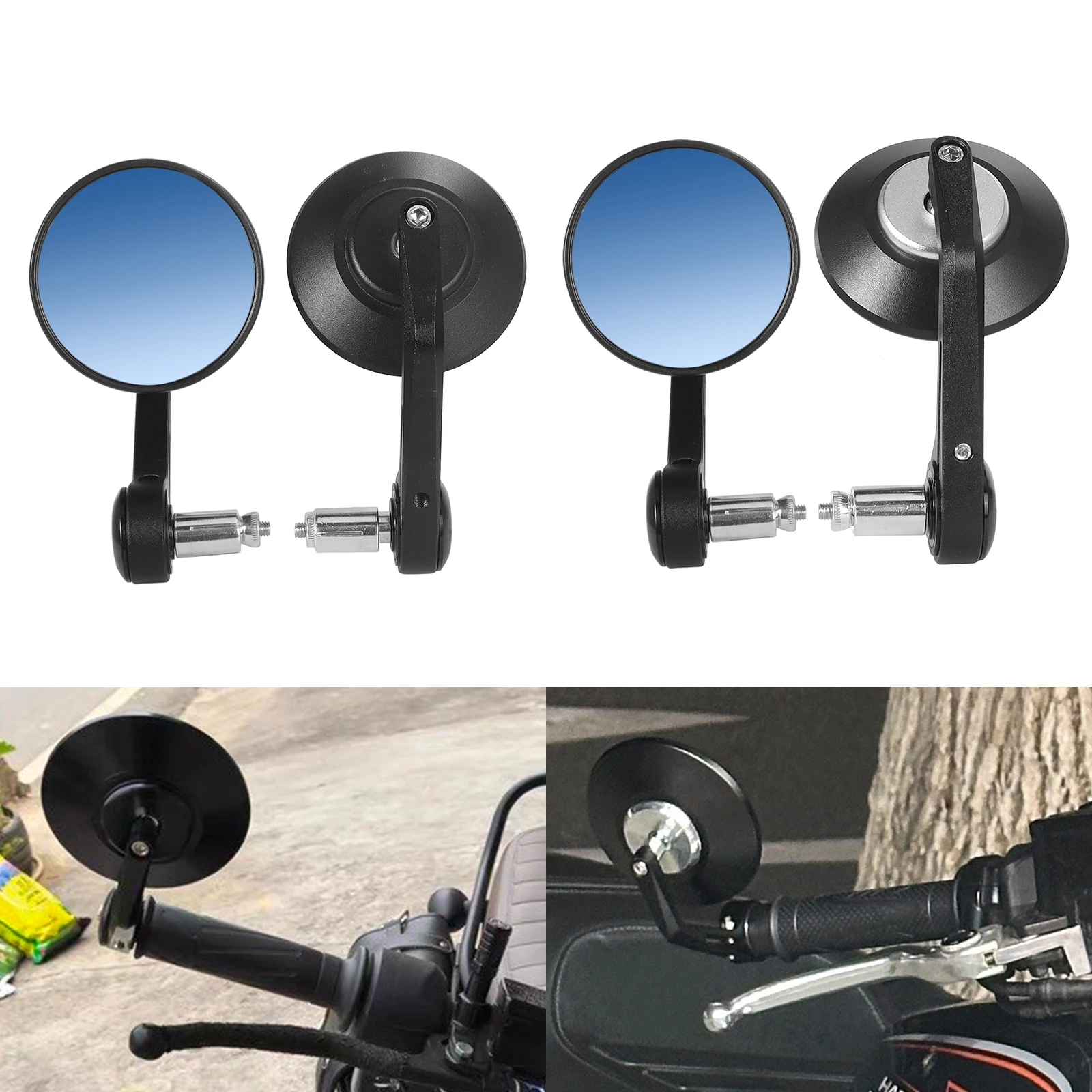 CNC Motorcycle Bar End Mirrors Retro Handlebar Tip Rearview Mirror For Royal Enfield Bullet/Meteor For Honda CB
CNC Motorcycle Bar End Mirrors Retro Handlebar Tip Rearview Mirror For Royal Enfield Bullet/Meteor For Honda CB