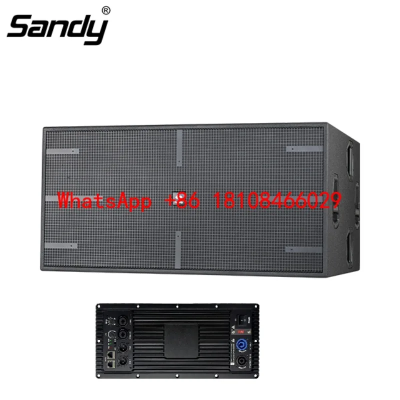 Активный сабвуфер Sandy Audio B3P с двумя 18-дюймовыми динамиками для уличных сценических акустических систем, водонепроницаемый, с усилителем
Активный сабвуфер Sandy Audio B3P с двумя 18-дюймовыми динамиками для уличных сценических акустических систем, водонепроницаемый, с усилителем