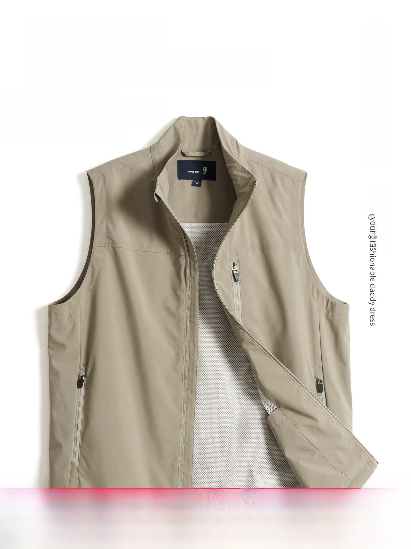 Loose Fit Summer Thin Stand Collar Vest for Middle Aged And ly Men Large Size Comfortable Breathable Faionable Vest
Loose Fit Summer Thin Stand Collar Vest for Middle Aged And ly Men Large Size Comfortable Breathable Faionable Vest