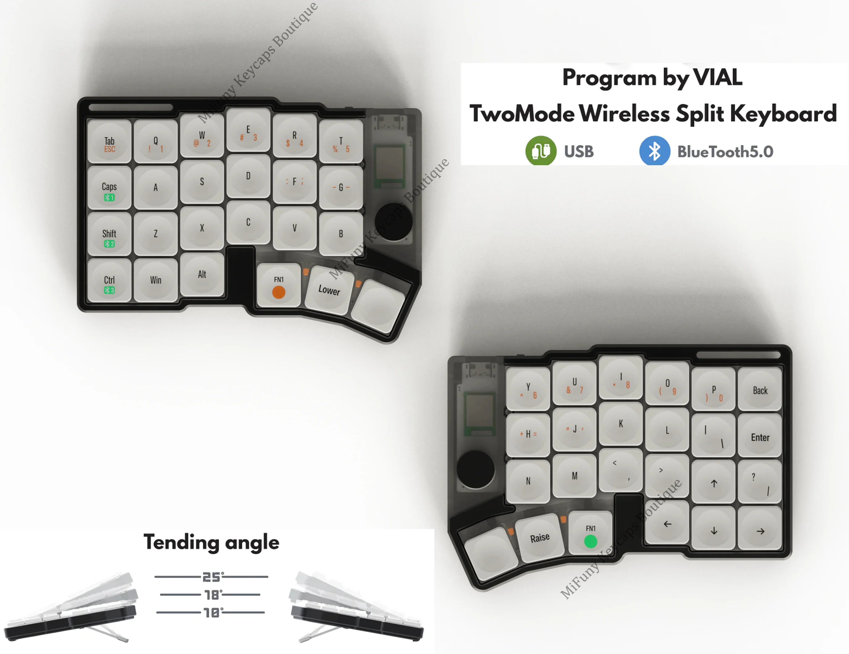 PreSale Cornix Split Keyboard with Tenting Leg Low Profile Hot Swap Wired Bluetooth CNC Corne Split Keyboard Kit Kailh Choc VIAL
PreSale Cornix Split Keyboard with Tenting Leg Low Profile Hot Swap Wired Bluetooth CNC Corne Split Keyboard Kit Kailh Choc VIAL