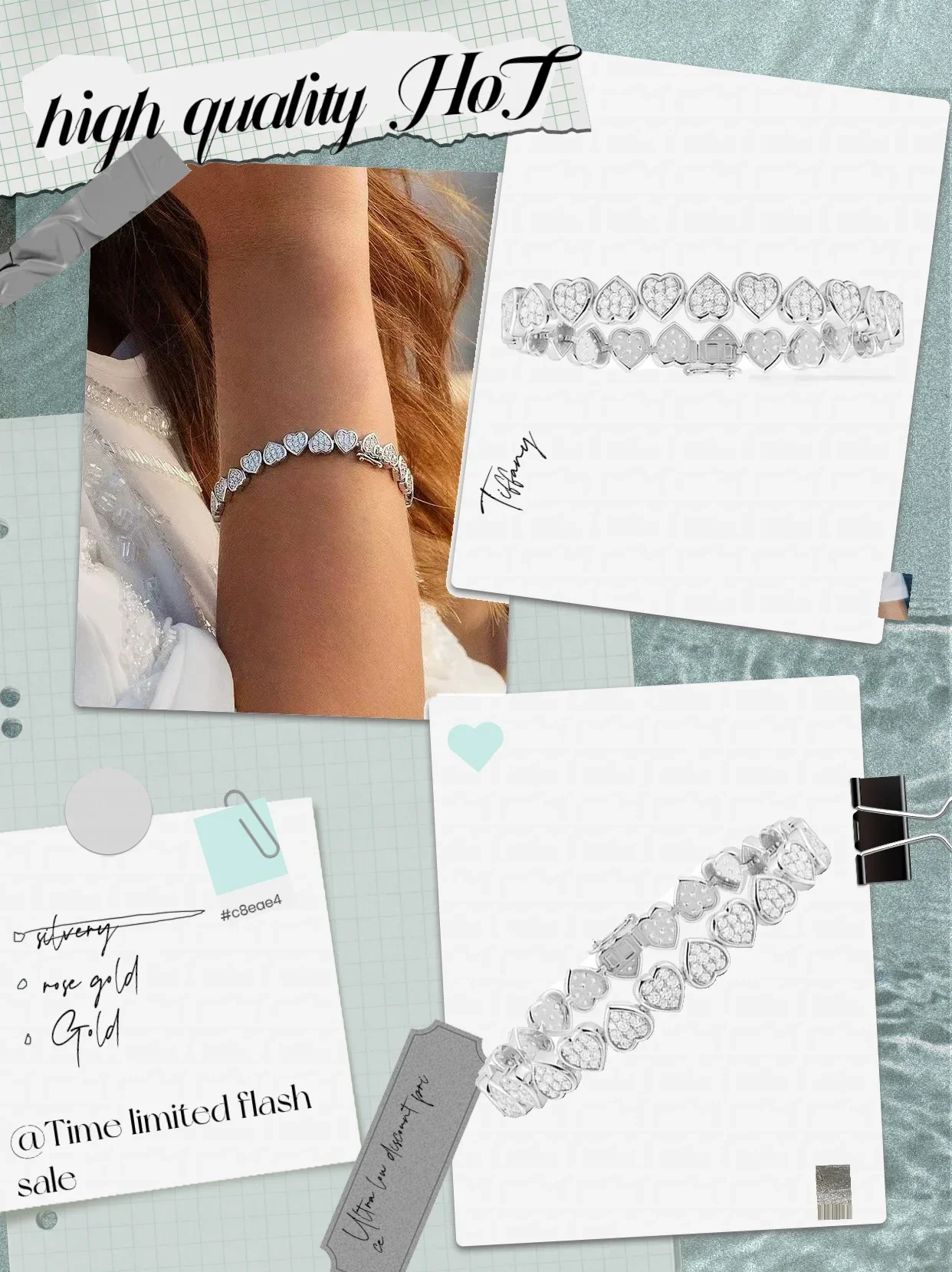 Solid Silver S925 Bracelet with Diamonds and Zirconia Shining Multiple Love Lovers Noble Luxury Female Couple OL Style
Solid Silver S925 Bracelet with Diamonds and Zirconia Shining Multiple Love Lovers Noble Luxury Female Couple OL Style