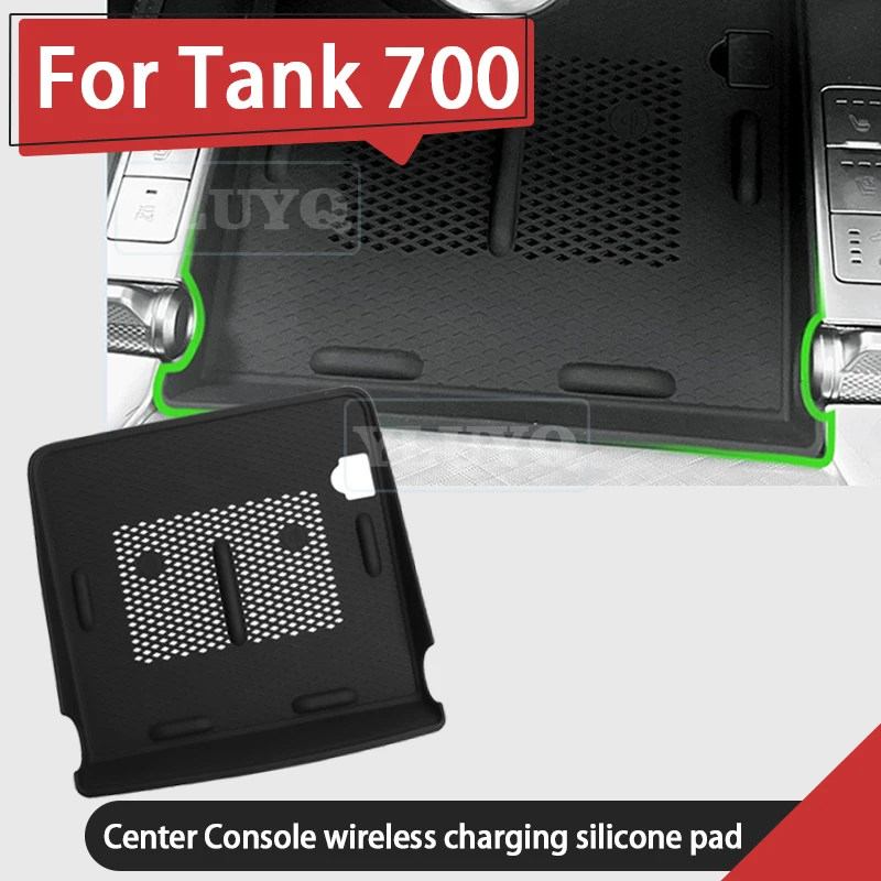 For 2024 Tank 700 center console wireless charging pad silicone anti-slip cover protective sticker car accessories
For 2024 Tank 700 center console wireless charging pad silicone anti-slip cover protective sticker car accessories