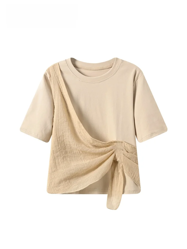 Cara CLUB plus Size Short Sleeve T-Shirt Women's Casual Loose Fashion Fake Two-Piece Top Trendy Summer New Arrival
Cara CLUB plus Size Short Sleeve T-Shirt Women's Casual Loose Fashion Fake Two-Piece Top Trendy Summer New Arrival