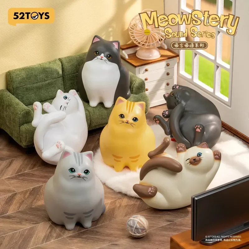 52toys Official Meowstery Sound Series Blind Box Cute Cat Sound Figurines Kawaii Kitten Desktop Ornaments Birthday Gifts For Cat
52toys Official Meowstery Sound Series Blind Box Cute Cat Sound Figurines Kawaii Kitten Desktop Ornaments Birthday Gifts For Cat