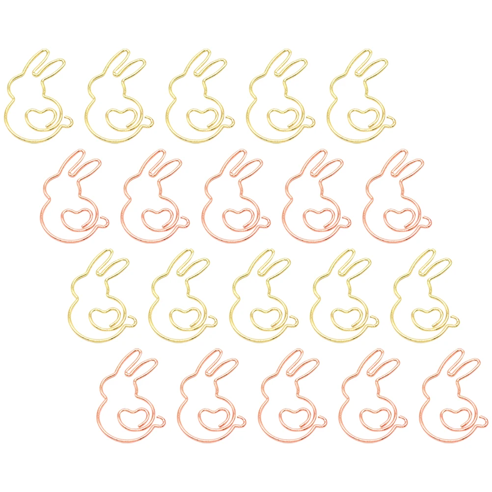 20pcs Creative Paper Clips Special Shaped Metal Bunny Paperclips Golden Rose Gold Office School Supplies Marking Clip Cartoon
20pcs Creative Paper Clips Special Shaped Metal Bunny Paperclips Golden Rose Gold Office School Supplies Marking Clip Cartoon