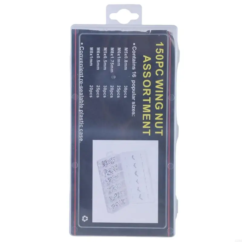 150pcs Steel Nut Set Assorted Size Nut Collection set Hand Twist nut for Home A2BB
150pcs Steel Nut Set Assorted Size Nut Collection set Hand Twist nut for Home A2BB