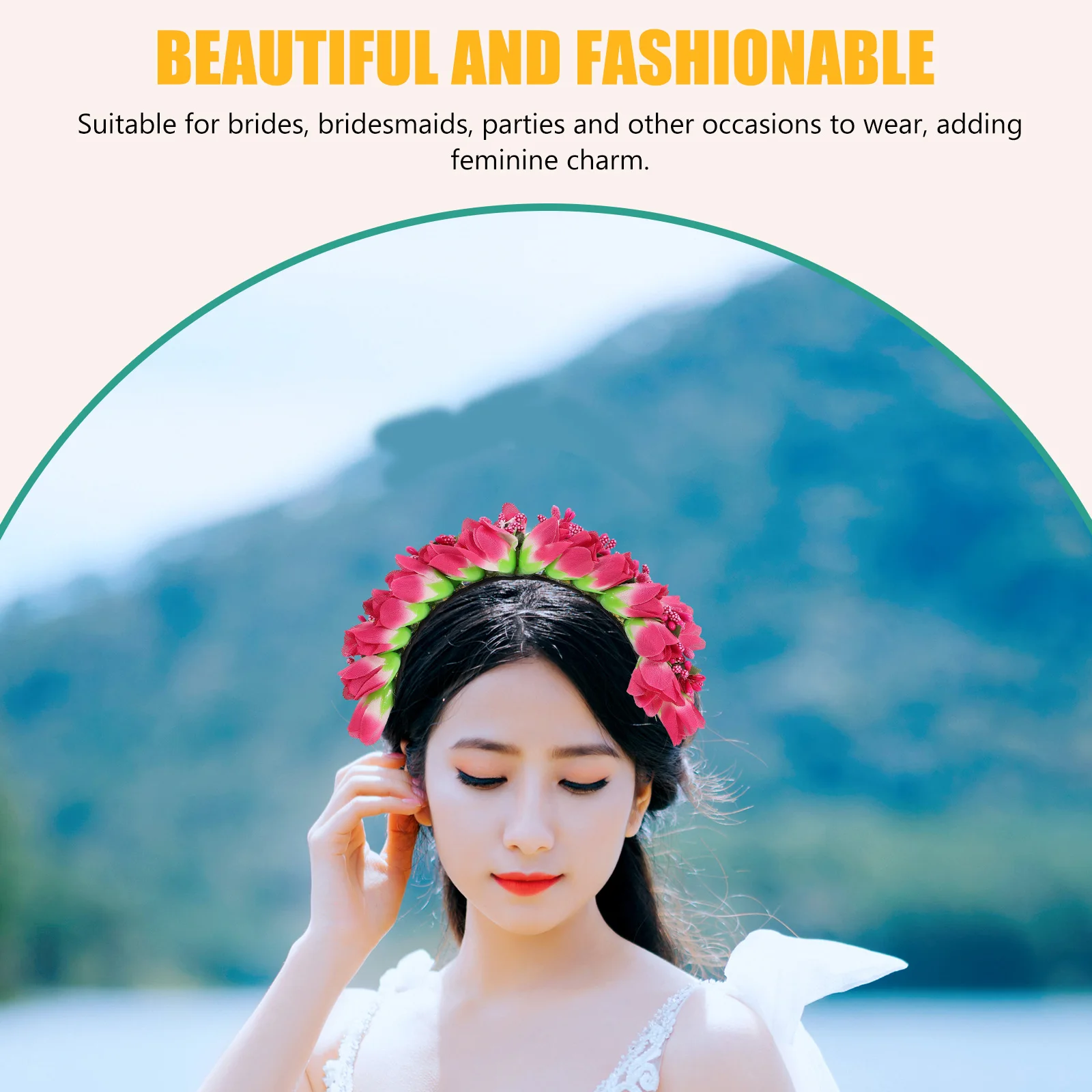 Simulated Tulip Headband Women Bridal Flower Hair Accessories Bridesmaid Party Decorations Comfortable Material Lifelike Flowers
Simulated Tulip Headband Women Bridal Flower Hair Accessories Bridesmaid Party Decorations Comfortable Material Lifelike Flowers