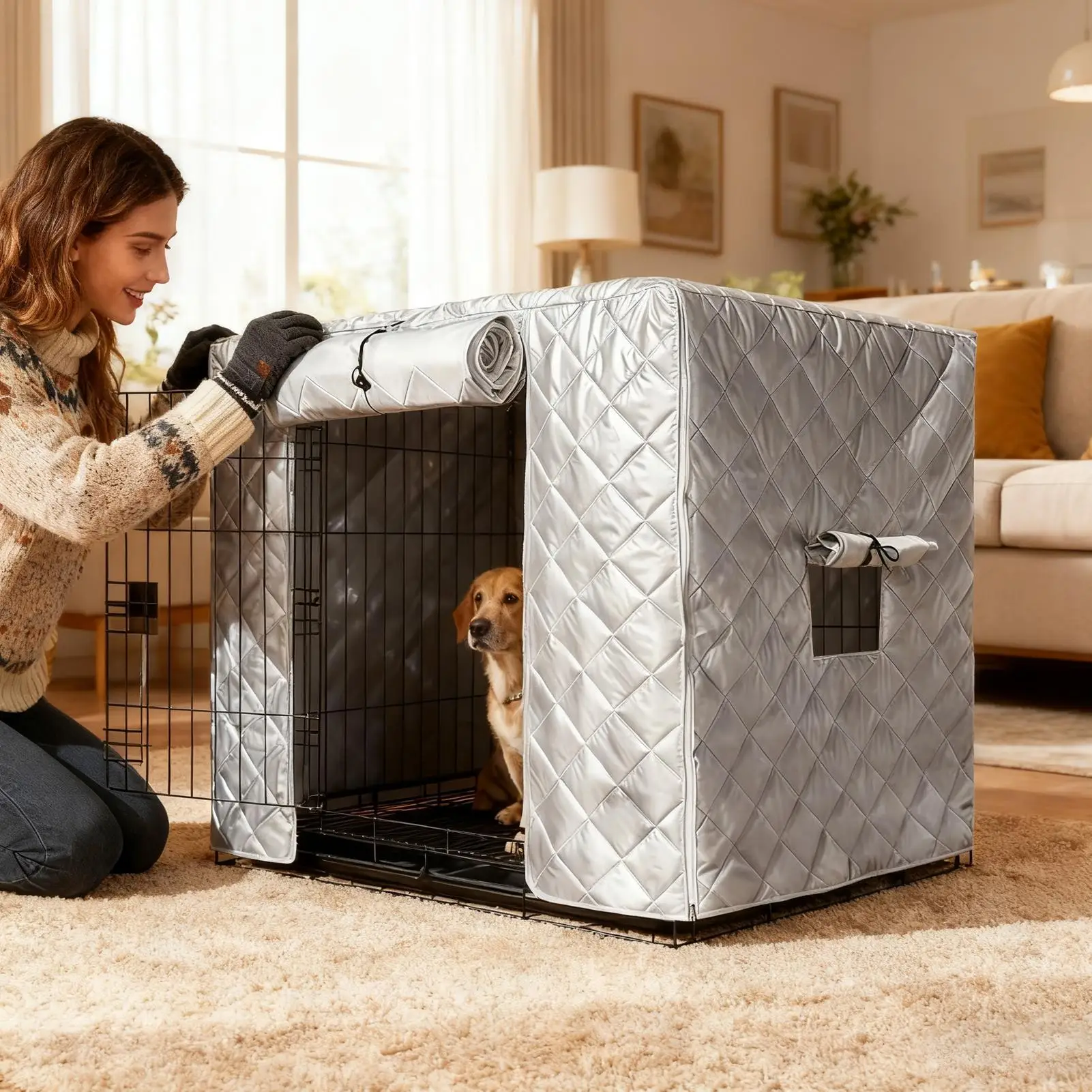 Dog Crate Cover Waterproof Windproof Pet Supplies Cage Covers For Dog Crates For Indoor Outdoor Garden Patio Porch Yard
Dog Crate Cover Waterproof Windproof Pet Supplies Cage Covers For Dog Crates For Indoor Outdoor Garden Patio Porch Yard