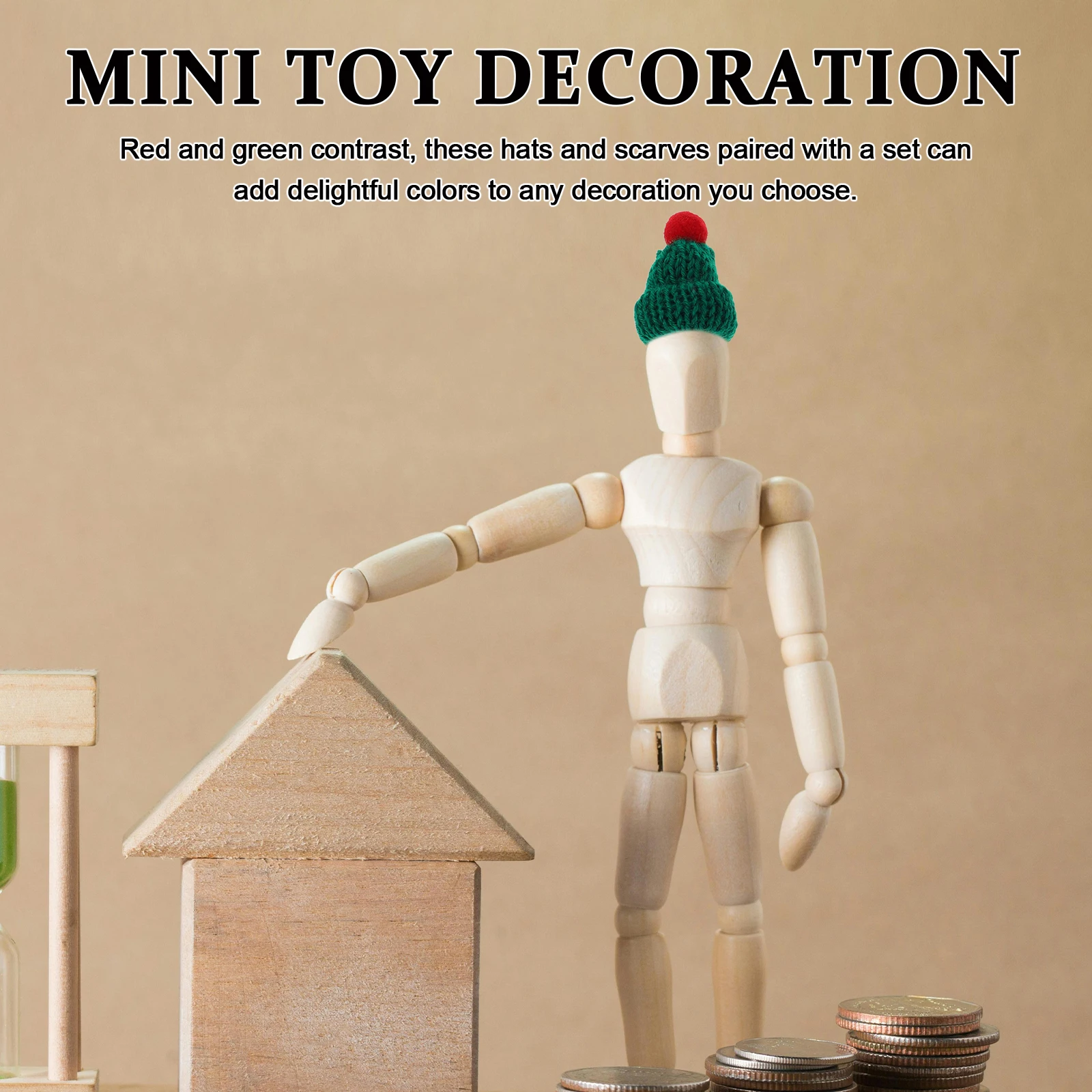 House Christmas Decoration Mini Ornament Cap Scarf Lollipop Candy Cover Santa Hats Xmas 
House Christmas Decoration Mini Ornament Cap Scarf Lollipop Candy Cover Santa Hats Xmas