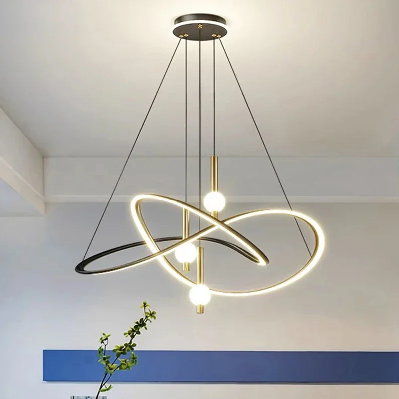 Modern LED Pendant Light Home Indoor Decorative Lighting Ceiling Lamp for Living Dining Room Hanging Light Black Gold Chandelier
Modern LED Pendant Light Home Indoor Decorative Lighting Ceiling Lamp for Living Dining Room Hanging Light Black Gold Chandelier