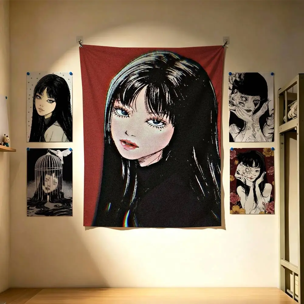 Japan Manga Junji Ito Tomie Flags Wall Hanging Background Art Banner for Bedroom Home Outdoor Decor
Japan Manga Junji Ito Tomie Flags Wall Hanging Background Art Banner for Bedroom Home Outdoor Decor