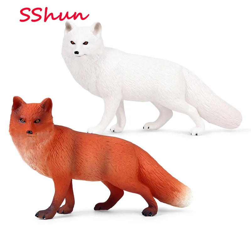 12*3*7.5cm children's solid simulation wild animal plastic model toy solid fox big white fox figure ornament
12*3*7.5cm children's solid simulation wild animal plastic model toy solid fox big white fox figure ornament