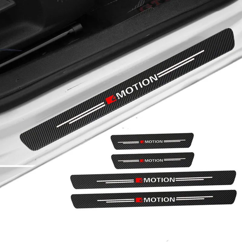 4Pcs 4MOTION Carbon Fiber Car Door Sill Protection Sticker For Volkswagen Rline Magotan Touareg Troc GolfR R36 Talagon
4Pcs 4MOTION Carbon Fiber Car Door Sill Protection Sticker For Volkswagen Rline Magotan Touareg Troc GolfR R36 Talagon