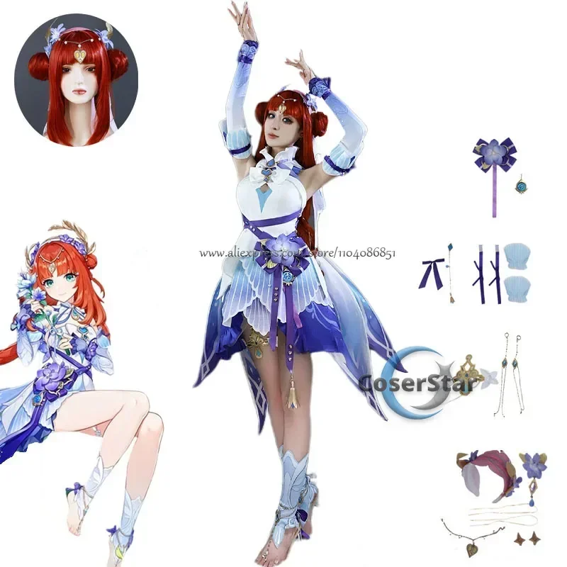 New Style Nilou Cosplay Costume Full Set Dress Uniform Outfits GenshinImpact Breeze Of Sabaa Nilou Cosplay Dress Wig Shoes
New Style Nilou Cosplay Costume Full Set Dress Uniform Outfits GenshinImpact Breeze Of Sabaa Nilou Cosplay Dress Wig Shoes