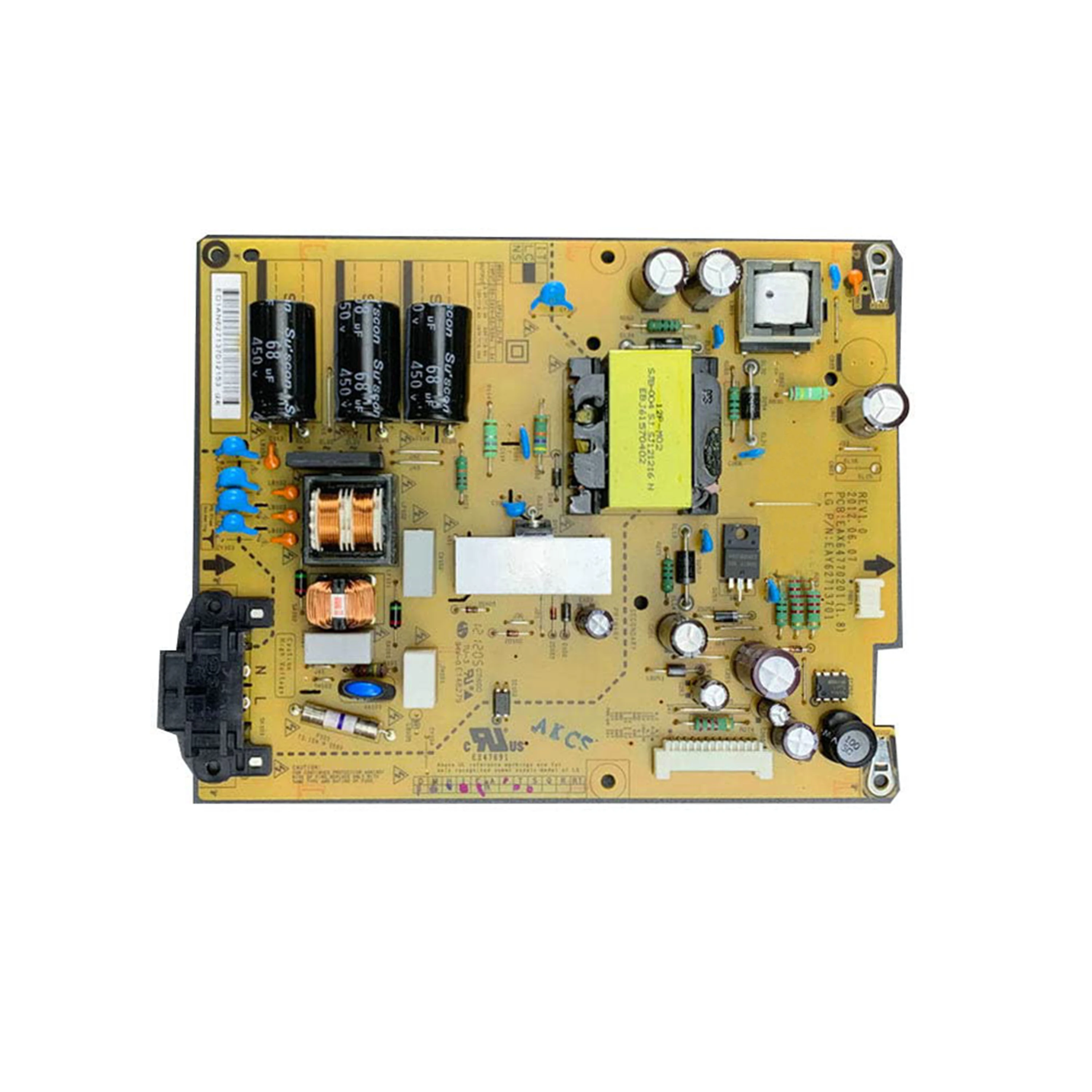 EAX64770201 EAY62713701 LGP42P-12LPB Power Supply Board is for 42LM3450 42LM3150 42LS3150 42LS3450 42LS315H 42 Inch TV Parts
EAX64770201 EAY62713701 LGP42P-12LPB Power Supply Board is for 42LM3450 42LM3150 42LS3150 42LS3450 42LS315H 42 Inch TV Parts
