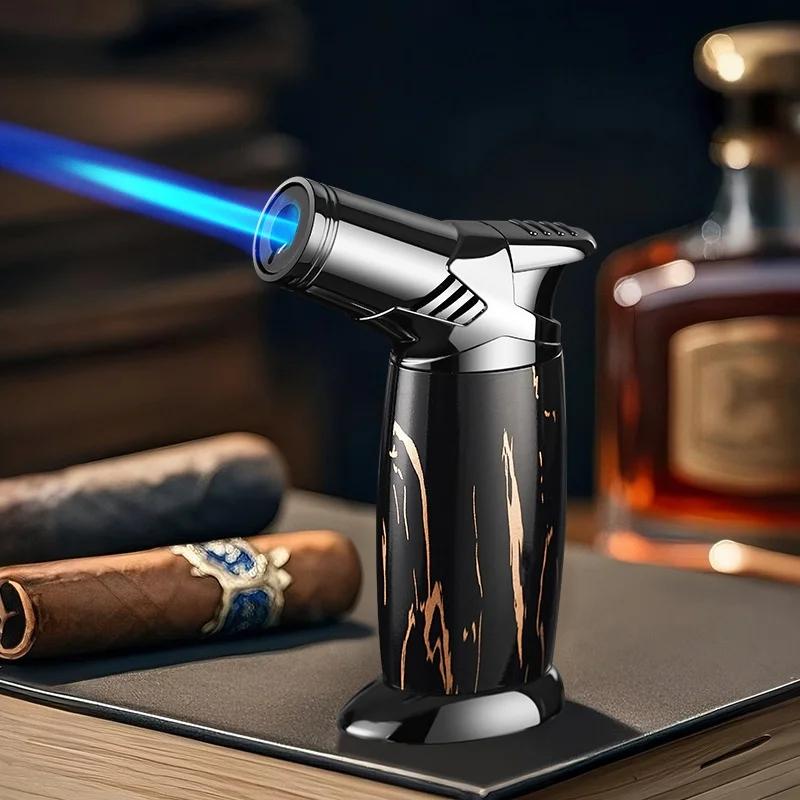 Trendy Single Straight Blue Flame Windproof Cigar Welding Gun High Pressure Spray High-flame Outdoor Barbecue Camping Spray Gun
Trendy Single Straight Blue Flame Windproof Cigar Welding Gun High Pressure Spray High-flame Outdoor Barbecue Camping Spray Gun