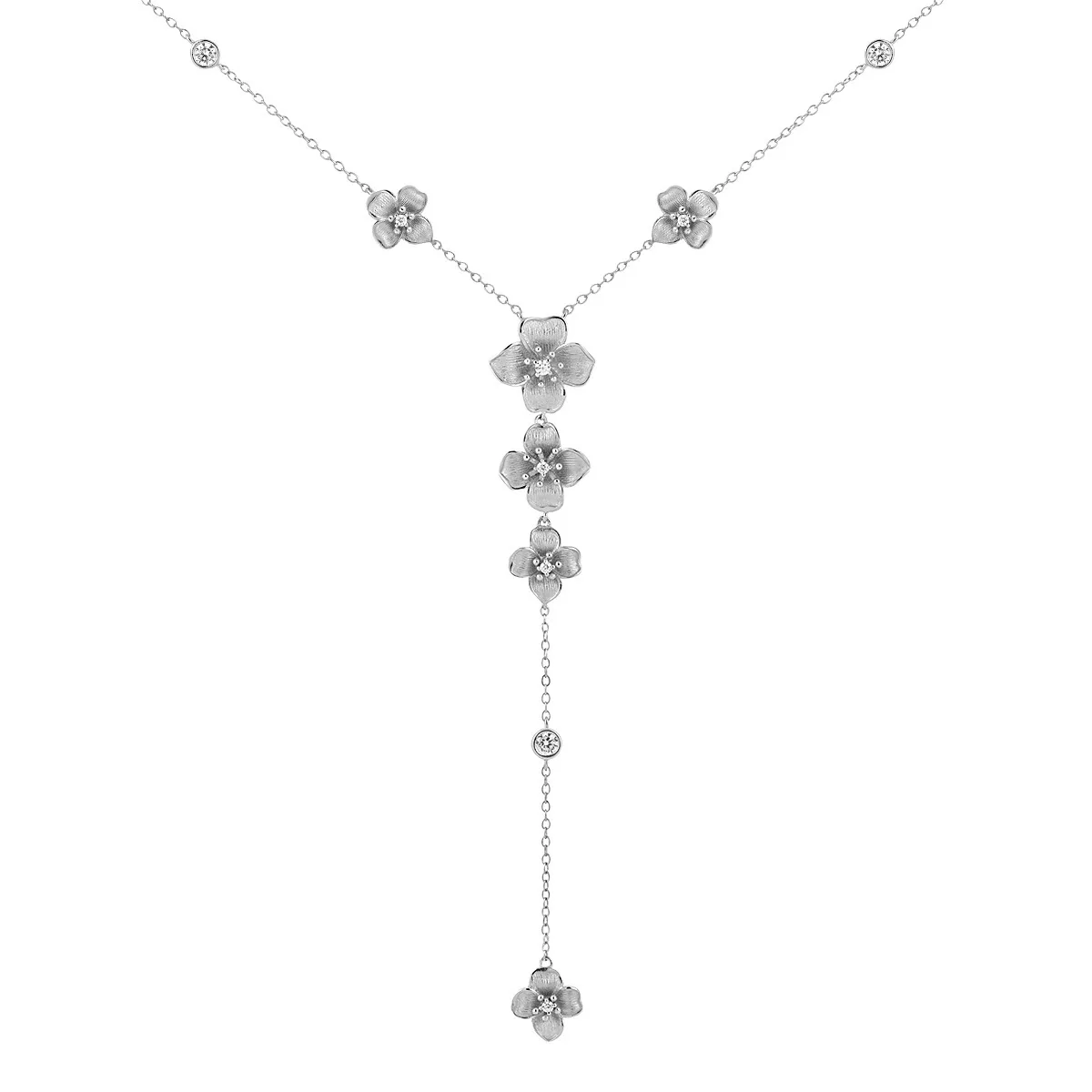 2025 Dainty Hypoallergenic Silver Sterling 925 Four Petals Flower Pendant Long Tassel Fine Pendant Necklace for Women
2025 Dainty Hypoallergenic Silver Sterling 925 Four Petals Flower Pendant Long Tassel Fine Pendant Necklace for Women