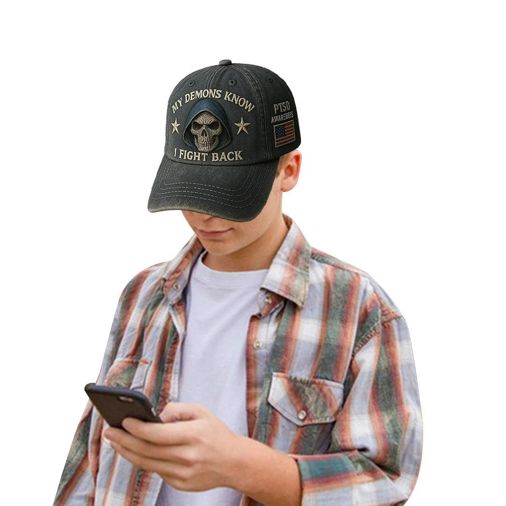Death Fight Mental Health Casual Baseball Cap Sun Protection Comfortable Sun Visor Cap Adjustable PTSD Awareness Hat for Adults
Death Fight Mental Health Casual Baseball Cap Sun Protection Comfortable Sun Visor Cap Adjustable PTSD Awareness Hat for Adults